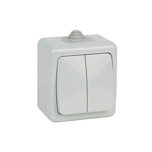 Mete Enerji 40500205 Nemli Yer Komutatör Anahtar Gri - 1