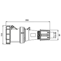 Mete Enerji 406416 4X63A Uzatma Priz Ip67 - 2