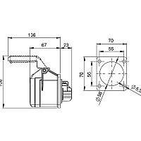Mete Enerji 406522V 5X32A Makine Priz Düz Ip44 Vidalı - 2
