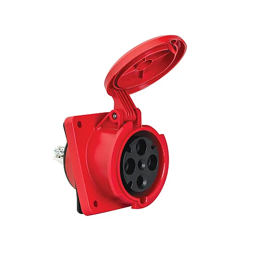 Mete Enerji 406529 4X63A Makine Priz Eğik Ip44 - 1