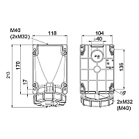 Mete Enerji 406624 5X63A Duvar Priz Eğik Gövdeli Ip67 - 2