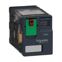 Schneider Electric RXM2AB1B7 Minyatür Takılabilir Röle - Zelio Rxm - 2 K/A - 24 V Ac - 12 A - 1