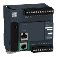 Schneider Electric TM221CE16R Modicon M221 PLC Kompakt Tip Ethernetli 100-240 V AC 9 / 7 R 2 x 0-10V / - 1 x RS485 - 1