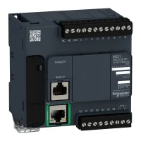 Schneider Electric TM221CE16T Modicon M221 PLC Kompakt Tip Ethernetli 24 V DC 9 / 7 T 2 x 0-10V / - 1 x RS485 - 1