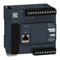 Schneider Electric TM221C16R Modicon M221 PLC Kompakt Tip Ethernetsiz 100-240 V AC 9 / 7 R 2 x 0-10V / - 1 x RS485 - 1