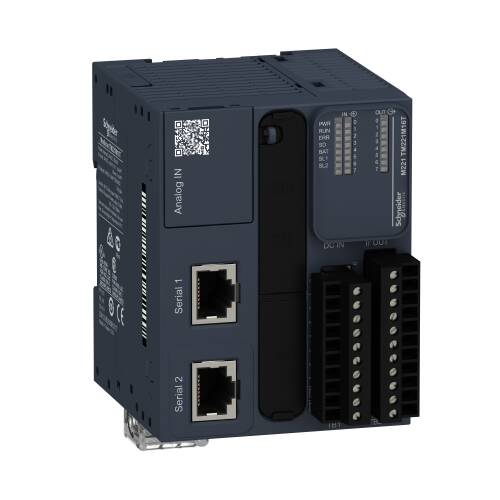 Modicon M221 PLC Modüler Tip Ethernetsiz 24 V DC 8 / 8 T 2 x 0-10V / - 2 x RS485 - 1
