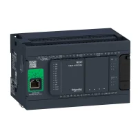 Schneider Electric TM241CE24R Modicon M241 PLC Kompakt Tip Ethernetli 100-240 V AC 14 / 10 R - 1 x Ethernet , 2 x RS485 - 1
