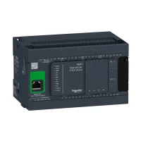 Schneider Electric TM241CEC24T Modicon M241 PLC Kompakt Tip Ethernetli 24 V DC 14 / 10 T - 1 x CanOpen, 1 x Ethernet , 2 x RS4855 - 1