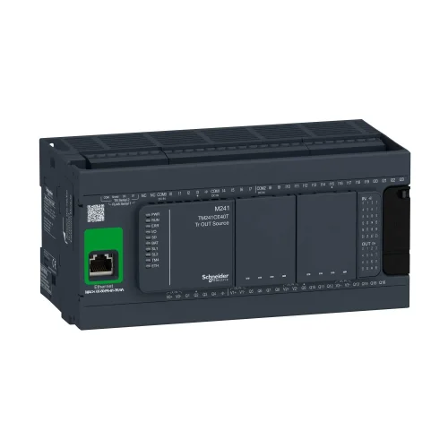 Schneider Electric TM241CE40T Modicon M241 PLC Kompakt Tip Ethernetli 24 V DC 24 / 16 T - 1 x Ethernet , 2 x RS485 - 1