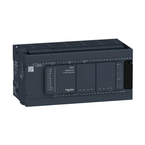 Schneider Electric TM241C40T Modicon M241 PLC Kompakt Tip Ethernetsiz 24 V DC 24 / 16 T - 2 x RS485 - 1