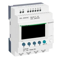 Schneider Electric SR3B101FU Modüler Akıllı Röle Zelio Logic - 10 G Ç - 100..240 V Ac - Saat - Ekran - 1