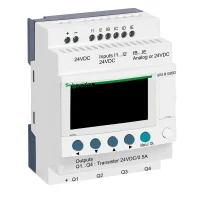 Schneider Electric SR3B102BD Modüler Akıllı Röle Zelio Logic - 10 G Ç - 24 V Dc - Saat - Ekran - 1