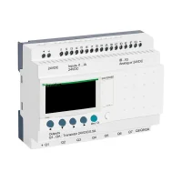Schneider Electric SR3B262BD Modüler Akıllı Röle Zelio Logic - 26 G Ç - 24 V Dc - Saat - Ekran - 1
