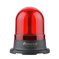 Mucco SNT-110-4 12-24V AC/DC Buzzer'sız 100 Serisi Sinyal Fenceli - Kırmızı - 1