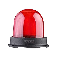 Mucco SNT-1220-B-3 85-250V AC/DC Buzzer'lı 125 Serisi Sinyal Fenceli - Kırmızı - 1