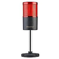Mucco SNT-7012-DB1-5-10U 12-24V AC/DC Flaşörlü Buzzer'sız Tek Katmanlı Yüzey Yığın Işıkları 10cm - Kırmızı - 1