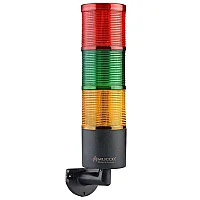 Mucco SNT-7012-FB3-L 220V AC Flaşörlü Buzzer'lı Üç Katmanlı Duvar Yığınlı Işıklar Uzatmasız - 1