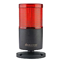 Mucco SNT-7013-C1-3 12-24V AC/DC Yanıp Sönen Buzzer'sız Tek Katmanlı Yüzey Yığın Lambaları Uzatmasız - Sarı - 1