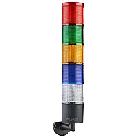 Mucco SNT-7013-CB5-L 12-24V AC/DC Yanıp Sönen Buzzer'lı Beş Katmanlı Duvar Yığınlı Aydınlatmalar Uzatmasız - 1