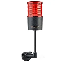 Mucco SNT-7013-DB1-1-L-10U 12-24V AC/DC Flaşörlü Buzzer'sız Tek Katmanlı Duvar Yığınlı Işıklar 10cm - Kırmızı - 1