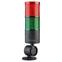 Mucco SNT-7022-C2-D 40-250V AC/DC Yanıp Sönen Buzzer'sız İki Katmanlı Katlanabilir Taban Yığını Işıkları Uzatmasız - 1