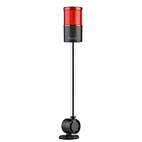Mucco SNT-7022-DB1-1-D-30U 12-24V AC/DC Flaşörlü Buzzer'sız Tek Katmanlı Katlanabilir Taban Yığın Işıkları 30cm - Kırmızı - 1