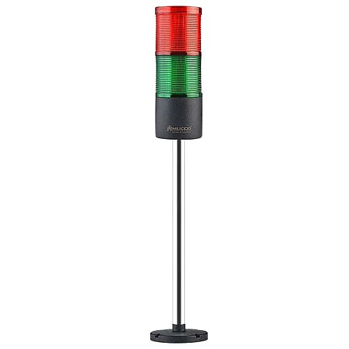 Mucco SNT-7022-DB2-30U 12-24V AC/DC Flaşörlü Buzzer'sız İki Katmanlı Yüzey Yığın Işıkları 30cm - 1