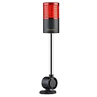 Mucco SNT-7022-S1-5-D-20U 12-24V AC/DC Flaşörlü Buzzer'sız Tek Katmanlı Katlanabilir Taban Yığın Işıkları 20cm - Kırmızı - 1
