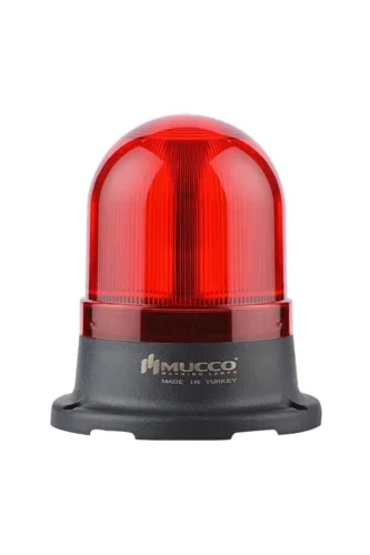 Mucco SNT-725-FB-1 40-260V AC/DC 70 Serisi Flaşör Tepe Lambası Kırmızı - 1