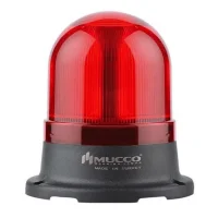 Mucco SNT-725-S-1 40-260V AC/DC 70 Serisi Sabit Tepe Lambası Kırmızı - 1