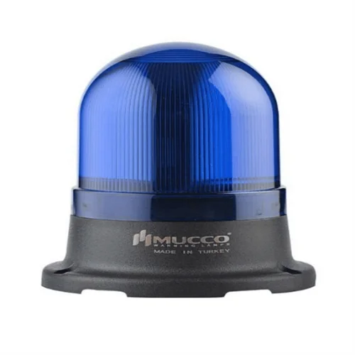 Mucco SNT-725-S-4 40-260V AC/DC 70 Serisi Sabit Tepe Lambası Mavi - 1