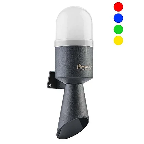 Mucco SNT-B74-RGB 12-24V DC Duvar Çok Renkli Rgb Uyarı Korna - 1