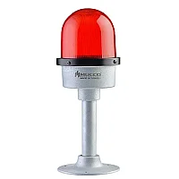 Mucco SNT-DU12513-4 12-24V AC/DC Buzzer'sız Du125 Serisi Ağır Hizmet Uyarı Işığı - Kırmızı - 1