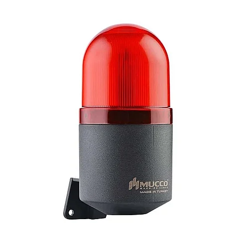 Mucco SNT-K710-4 24V AC/DC 2 Tonluk Led Uyarı Kornaları - Kırmızı - 1