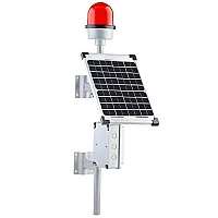 Mucco SNT-U125-SL25-2 Güneş Panelli Duvara Montaj Engel Işığı - Kırmızı - 1