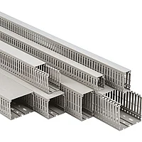 Mutlusan 001 005 025060 10 17 25X60 Kablo Kanalı Delikli Gri 1M - 1