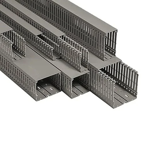 Mutlusan 001 005 040060 10 17 40X60 Kablo Kanalı Delikli Gri 1M - 1