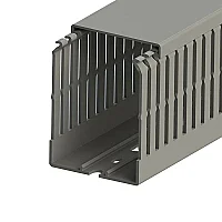 Mutlusan 001 005 060080 10 17 60X80 Kablo Kanalı Delikli Gri 1M - 1