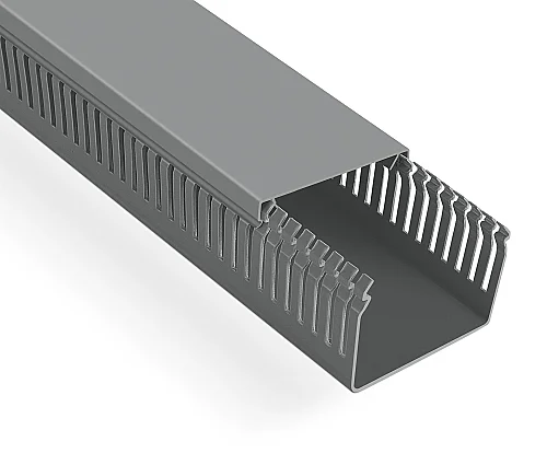 Mutlusan 001 005 080060 20 17 80X60 Kablo Kanalı Delikli Gri 2M - 1