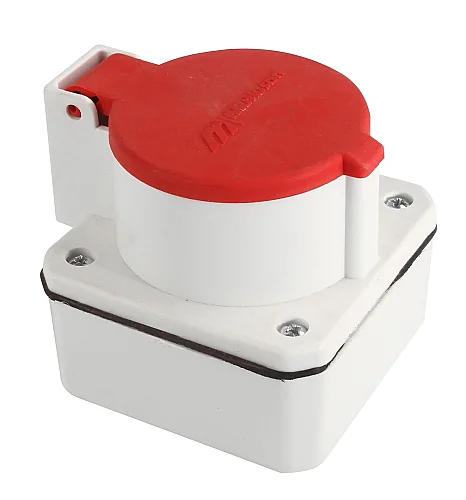 Mutlusan 010 083 400073 Mut-73 3X32 Trifaze Duvar Prizi Plastik - 2