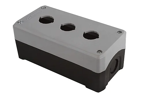 Mutlusan 010 091 010003 3 Lü Etanj Buton Kutusu Gri/Siyah - 1