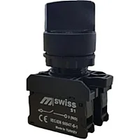 Mutlusan 010 104 000025 Sw-Ad21 Plastik Kalıcı 0-1 Mandal Buton 1NO - 1