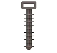 Mutlusan 033 129 100008 Ek.17.1017 Duvar Kroşesi 8 Delik İçin - 2