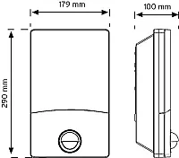 Nade 10211 110° Hareket Sensörlü Led'li Duvar Armatürü IP44 - 2