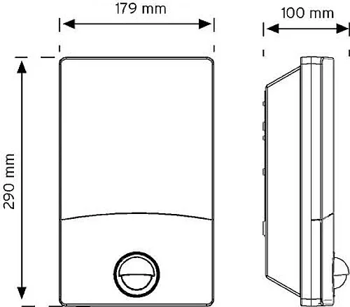 Nade 10211 110° Hareket Sensörlü Led'li Duvar Armatürü IP44 - 2