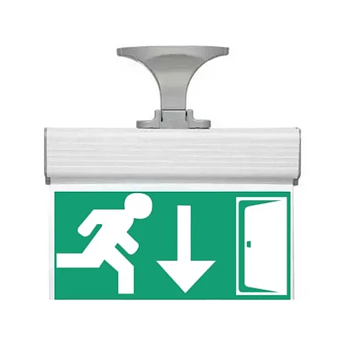 Nade 17120 265MM-N12 Aşağıya Çift Yönlü Led'li Acil Yönlendirme Armatürü 3 Saat Aydınlatma Süresi IP20 - 1