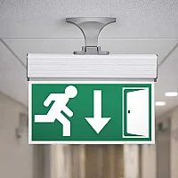 Nade 17120 265MM-N12 Aşağıya Çift Yönlü Led'li Acil Yönlendirme Armatürü 3 Saat Aydınlatma Süresi IP20 - 2