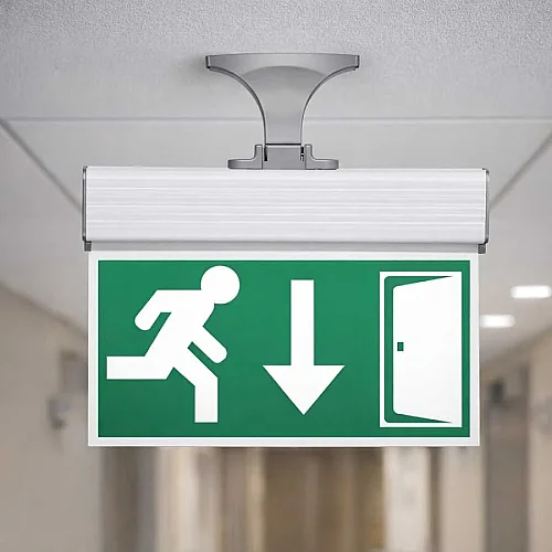 Nade 17120 265MM-N12 Aşağıya Çift Yönlü Led'li Acil Yönlendirme Armatürü 3 Saat Aydınlatma Süresi IP20 - 2