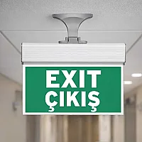 Nade 17120 265MM-N15 Exit Çıkış Yazılı Çift Yönlü Led'li Acil Yönlendirme Armatürü 3 Saat Aydınlatma Süresi IP20 - 2