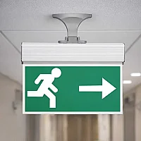 Nade 17120 265MM-N9 Sağa Çift Yönlü Led'li Acil Yönlendirme Armatürü 3 Saat Aydınlatma Süresi IP20 - 2